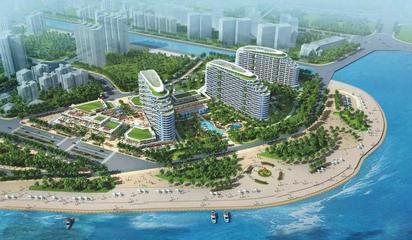 恒大海口灣領耀城市之上 筑海景地標
